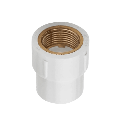 uPVC ASTM Plumbing Fitting Female Adapter Brass Threaded