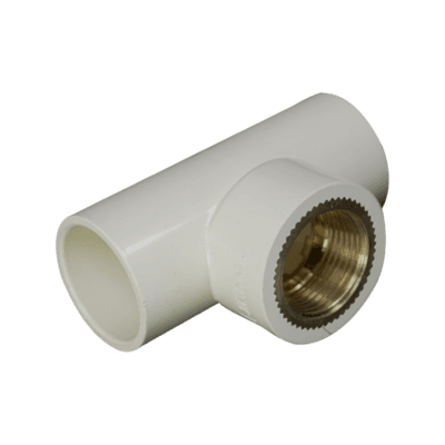 Jindal CPVC FITTING FEMALE THREADED TEE BRASS INSERT PRO+