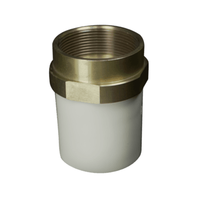 Jindal CPVC FITTING FEMALE THREADED ADAPTER HEXA BRASS ECOFIT