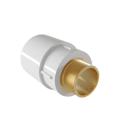 uPVC ASTM Plumbing Fitting Reducing MTA Brass Threaded