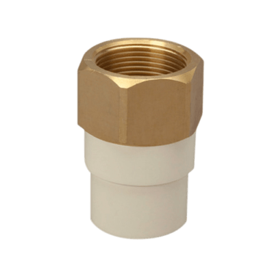 Jindal CPVC FITTING FEMALE THREADED ADAPTER HEXA BRASS PRO+