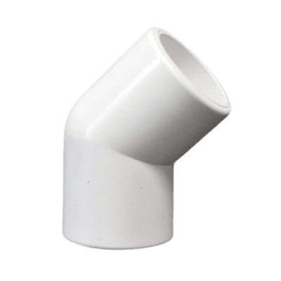 uPVC ASTM Plumbing Fitting Elbow 45°