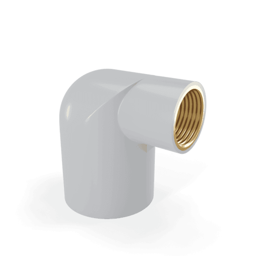 uPVC ASTM Plumbing Fitting Reducing Brass Elbow 90°