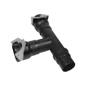 Jindal HDPE Sprinkler Tee With Black Clamp