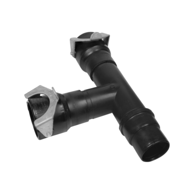 Jindal HDPE Sprinkler Tee With Black Clamp