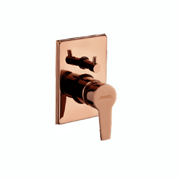 Milano Rose Gold Collection - Exposed Part Kit of Divertor 4 Way