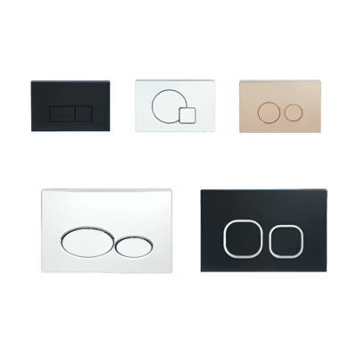 Mechanical Flush Plates Coloured (Matt Black Silver Rose Gold)