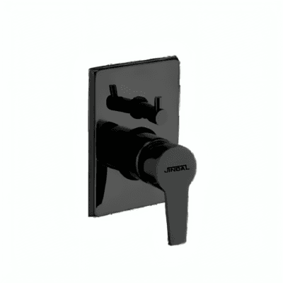 Milano Black Collection - Exposed Part Kit of Divertor 4 Way