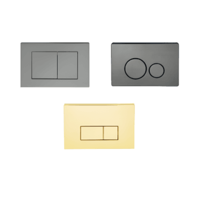SS 304 Gold Glass Black Glass White Flush Plate