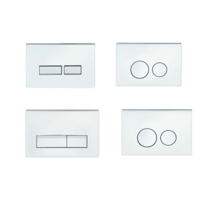 Pneumatic Flush Plates Chrome Plated