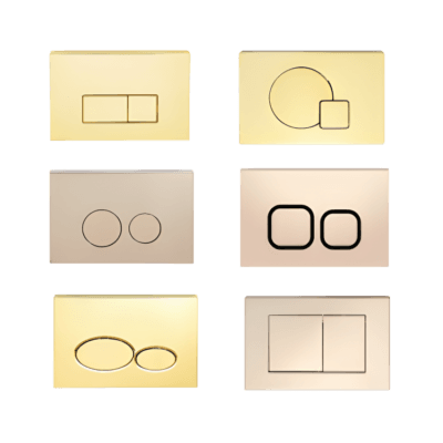 Mechanical Flush Plates P.V.D (Gold Rose Gold)