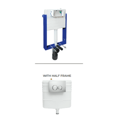 Concealed Cisterns Half Frame Without Plate Push Panel Beta Mechanical MC-21